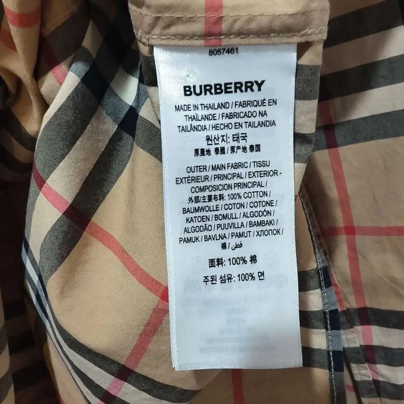 Burberry Burberry Long Sleeve Checked Shirt for Men Size US XS / EU 42 / 0 - 7 Thumbnail