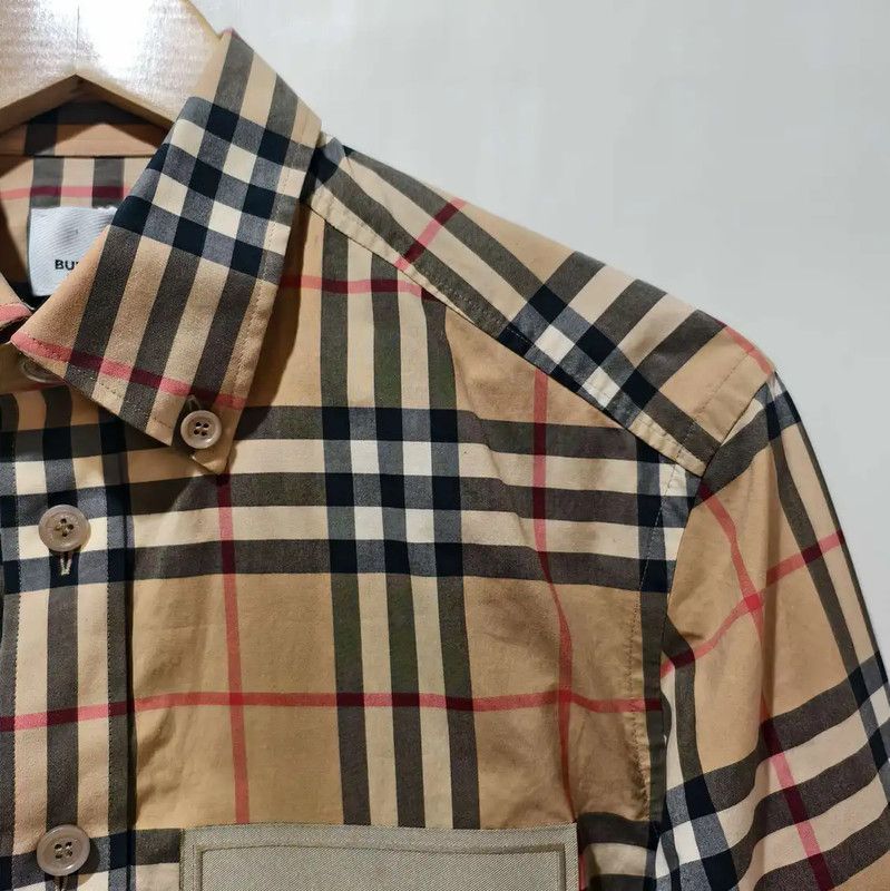 Burberry Burberry Long Sleeve Checked Shirt for Men Size US XS / EU 42 / 0 - 5 Thumbnail