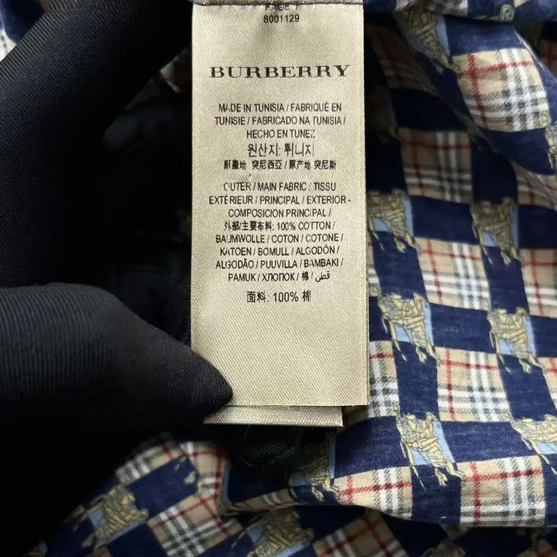 Burberry Burberry Khaki Short-Sleeve Shirt for Men Size US XL / EU 56 / 4 - 4 Thumbnail