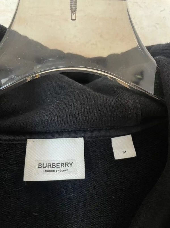Burberry Burberry Black Cotton Men's Hoodie Size US M / EU 48-50 / 2 - 4 Thumbnail