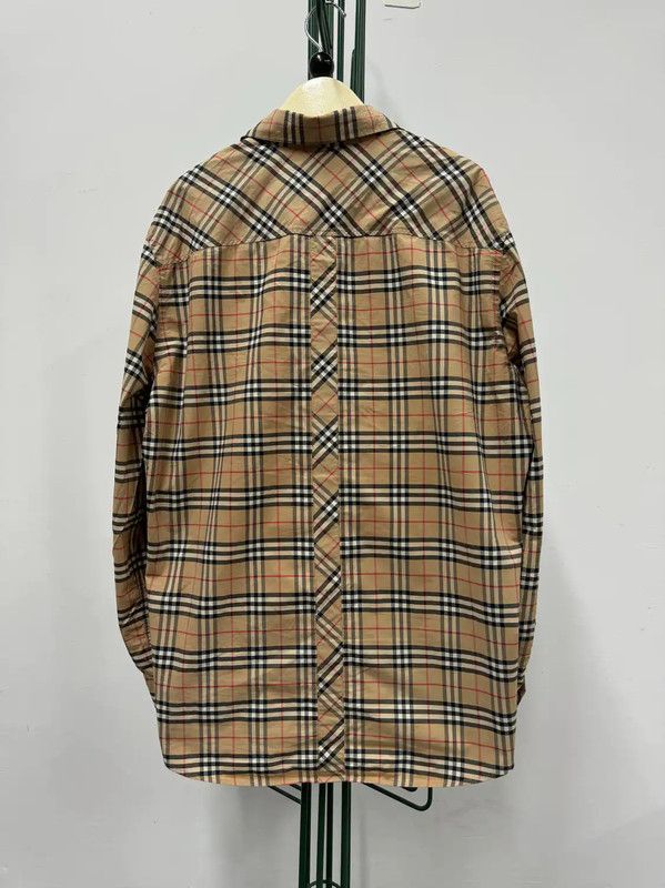Burberry Burberry Men’s Long Sleeve Check Shirt Size US L / EU 52-54 / 3 - 2 Thumbnail