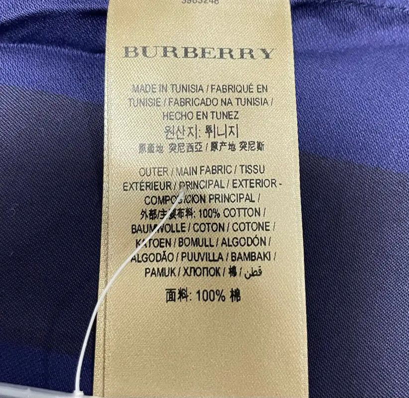 Burberry Burberry Multicolor Cotton Men's Shirt Size US M / EU 48-50 / 2 - 6 Thumbnail