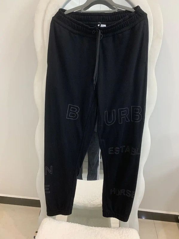 Burberry Burberry Casual Men's Black Cotton Pants Size US 26 / EU 42 - 3 Thumbnail