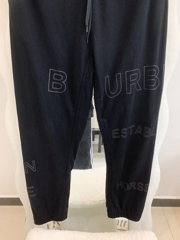 Burberry Burberry Casual Men's Black Cotton Pants Size US 26 / EU 42 - 5 Thumbnail