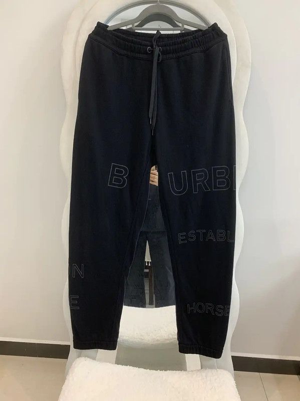 Burberry Burberry Casual Men's Black Cotton Pants Size US 26 / EU 42 - 2 Thumbnail