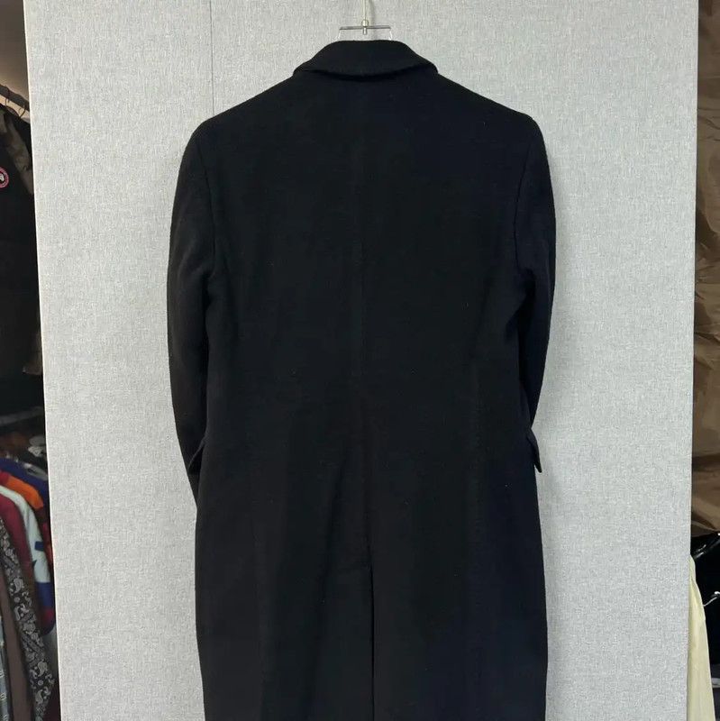 Burberry Burberry Black Wool Long Coat for Men Size US M / EU 48-50 / 2 - 2 Thumbnail