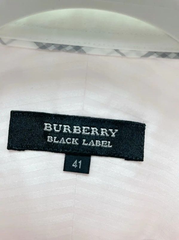 Burberry Burberry Men's Pink Cotton Long Sleeve Shirt Size US L / EU 52-54 / 3 - 5 Thumbnail
