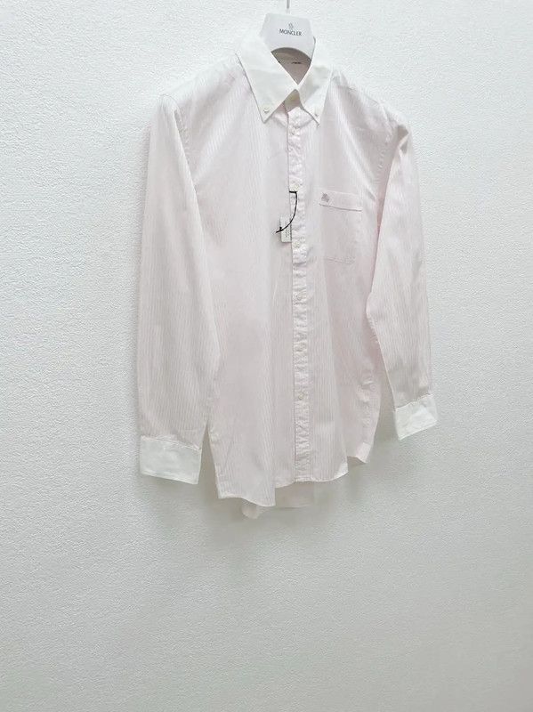 Burberry Burberry Men's Pink Cotton Long Sleeve Shirt Size US L / EU 52-54 / 3 - 2 Thumbnail