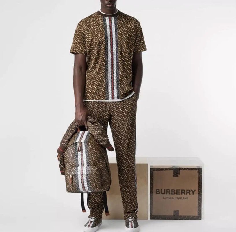Burberry Burberry Color-Block Cotton Tee for Men Size US S / EU 44-46 / 1 - 8 Thumbnail