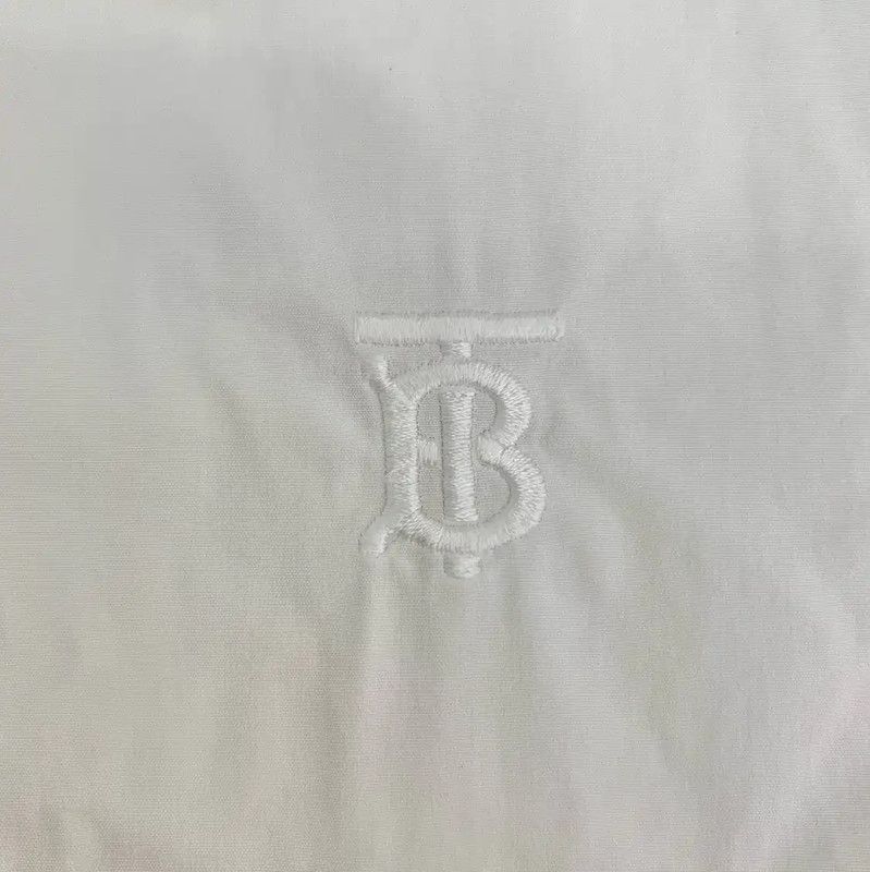Burberry Burberry White Cotton Long Sleeve Shirt Size US S / EU 44-46 / 1 - 5 Thumbnail