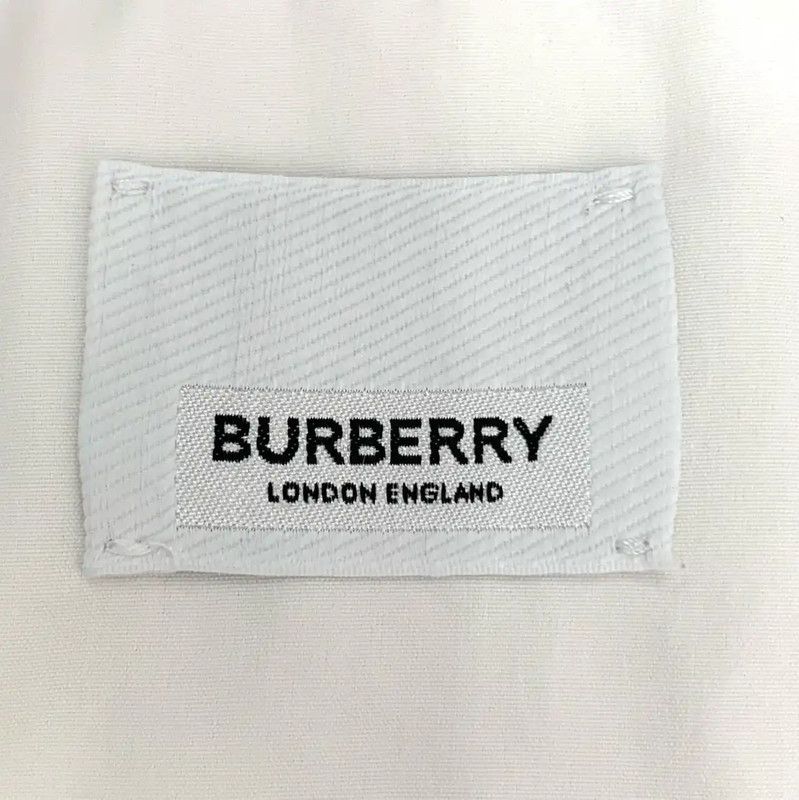 Burberry Burberry White Cotton Long Sleeve Shirt Size US S / EU 44-46 / 1 - 6 Thumbnail