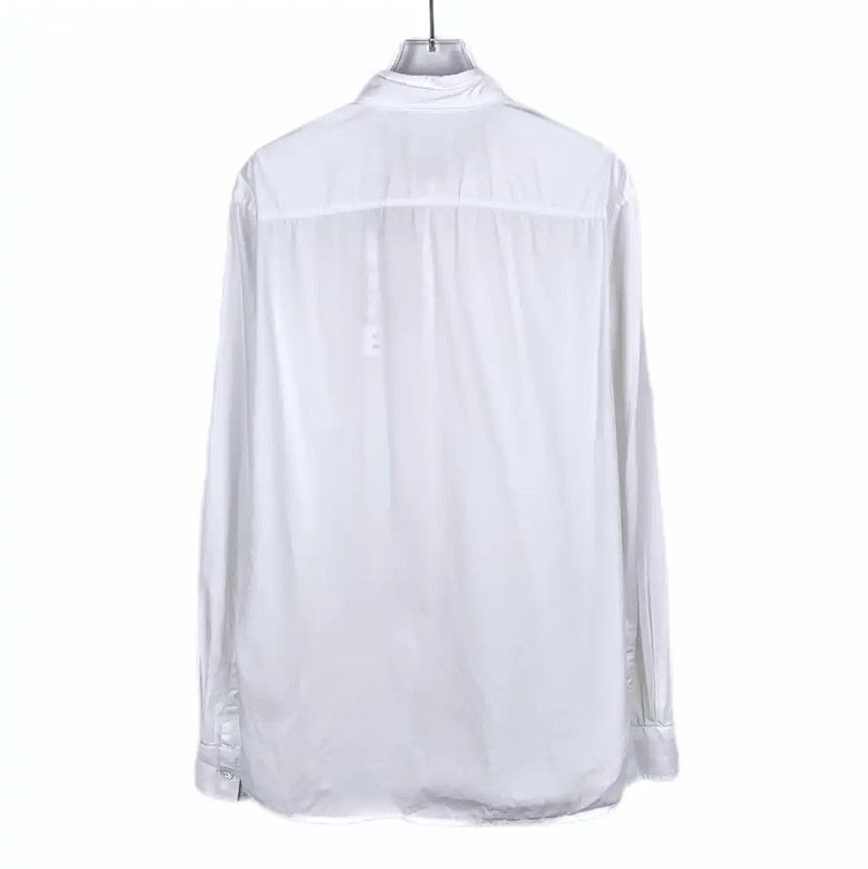 Burberry Burberry White Cotton Long Sleeve Shirt Size US S / EU 44-46 / 1 - 2 Thumbnail