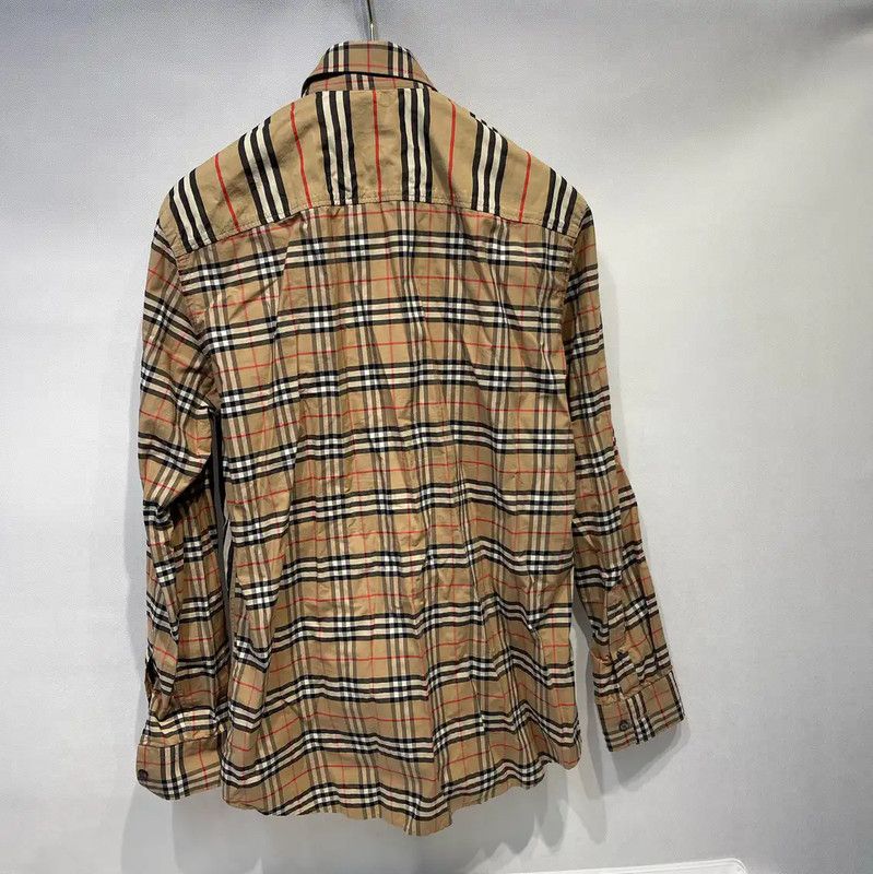 Burberry Burberry Multi-Color Long Sleeve Shirt Size US M / EU 48-50 / 2 - 2 Thumbnail
