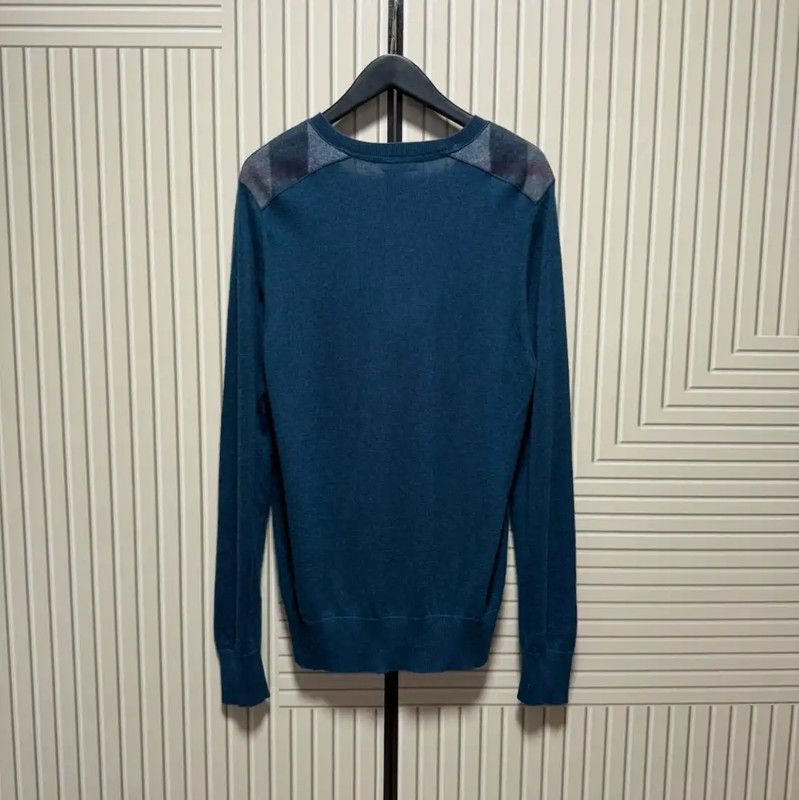 Burberry Burberry V-Neck Cashmere Blend Knit Sweater Size US XL / EU 56 / 4 - 2 Thumbnail