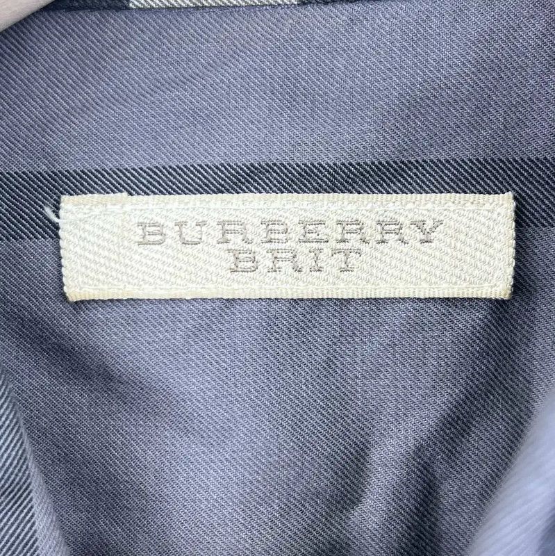 Burberry Burberry Gray Cotton Men's Shirt Size S Size US S / EU 44-46 / 1 - 3 Thumbnail