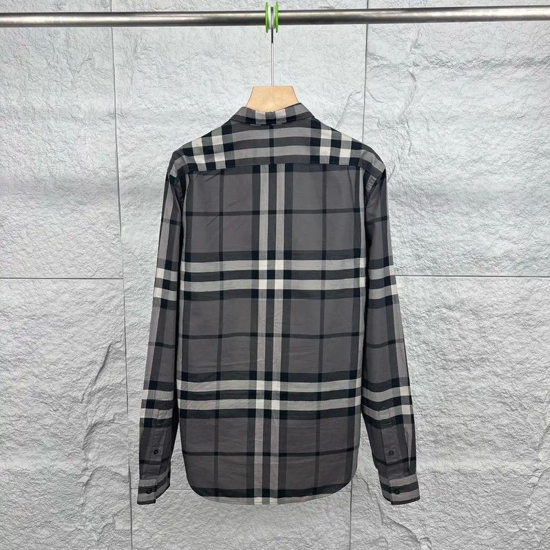 Burberry Burberry Gray Cotton Men's Shirt Size S Size US S / EU 44-46 / 1 - 2 Thumbnail