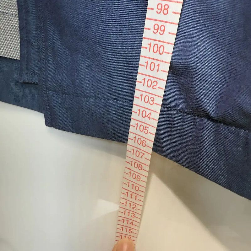 Burberry Burberry L Size Long Blue Cotton Trench Coat Size US L / EU 52-54 / 3 - 9 Thumbnail