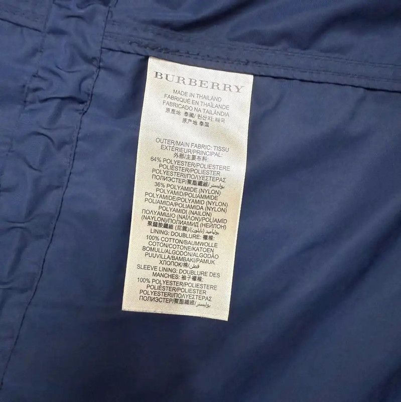 Burberry Burberry Men's Blue Outdoor Jacket Size US S / EU 44-46 / 1 - 4 Thumbnail