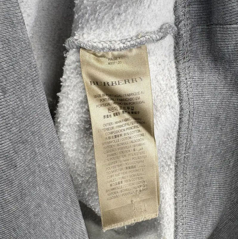 Burberry Burberry Men's Light Gray Cotton Hoodie Size US S / EU 44-46 / 1 - 4 Thumbnail