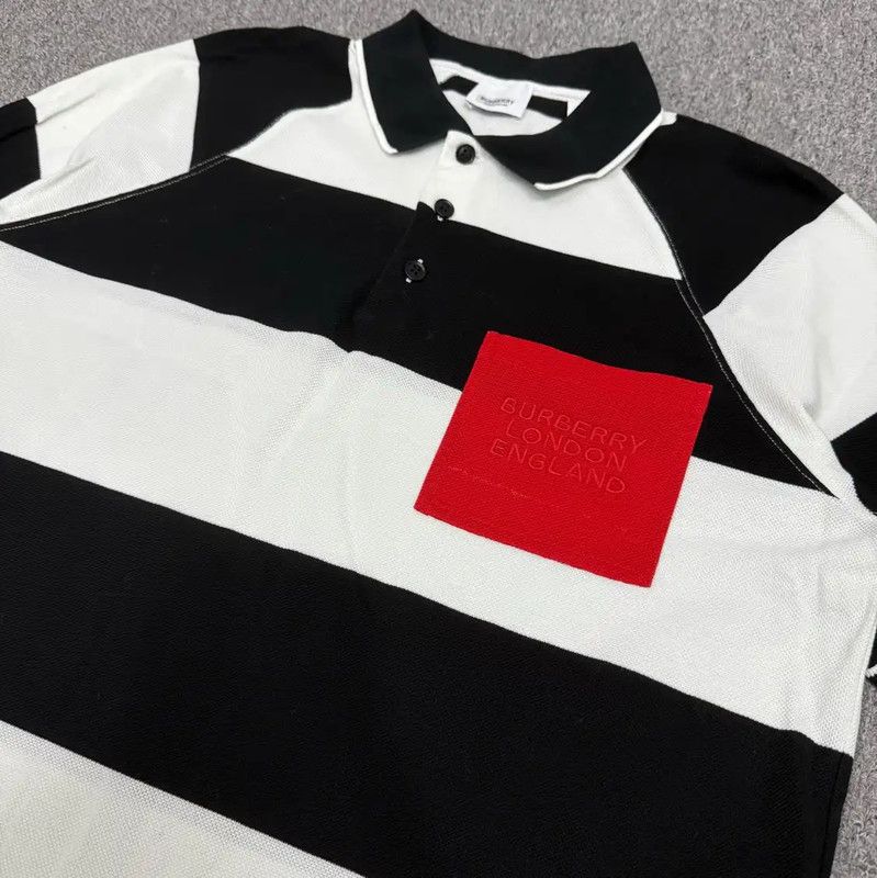 Burberry Burberry Multicolor Cotton Men's Polo Shirt Size US M / EU 48-50 / 2 - 3 Thumbnail
