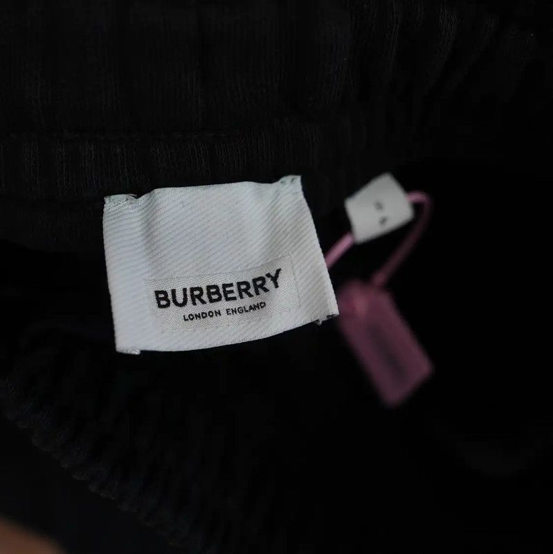 Burberry Burberry Black Embroidered Men's Shorts Size US 26 / EU 42 - 3 Thumbnail