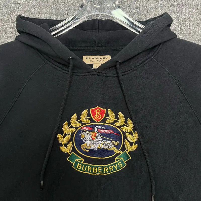 Burberry Burberry Black Cotton Men's Hoodie Size US M / EU 48-50 / 2 - 4 Thumbnail