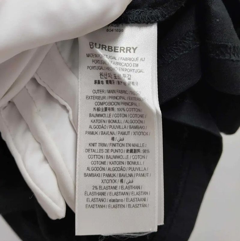 Burberry Burberry Black Cotton Short Sleeve T-Shirt Size US XS / EU 42 / 0 - 5 Thumbnail