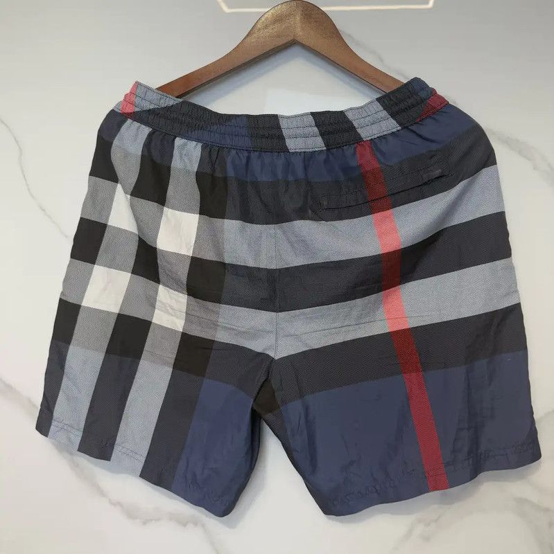 Burberry Burberry Men's Summer Blue Checkered Shorts Size US 32 / EU 48 - 2 Thumbnail