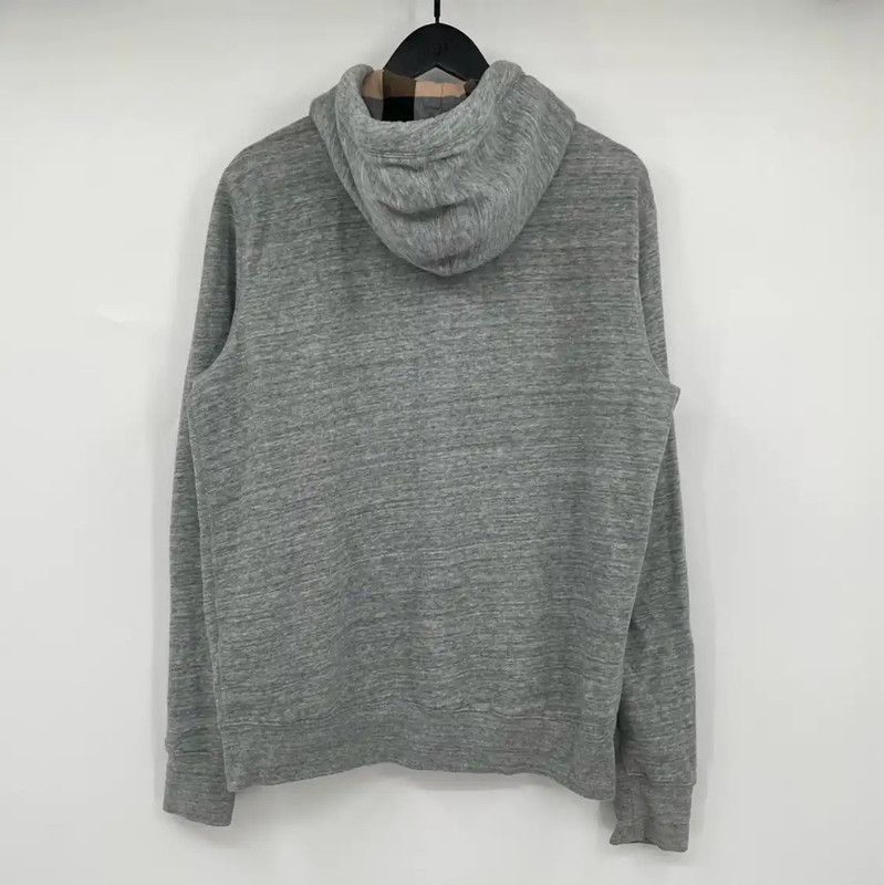 Burberry Burberry Gray Cotton Hoodie for Men Size US XL / EU 56 / 4 - 2 Thumbnail