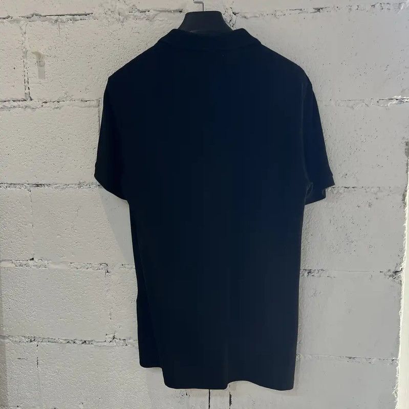 Burberry Burberry Black Cotton Men's Polo Shirt Size US L / EU 52-54 / 3 - 2 Thumbnail