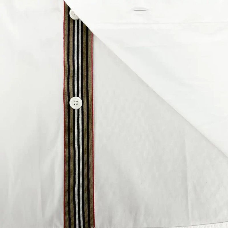 Burberry Burberry White Long Sleeve Shirt for Men Size US S / EU 44-46 / 1 - 4 Thumbnail