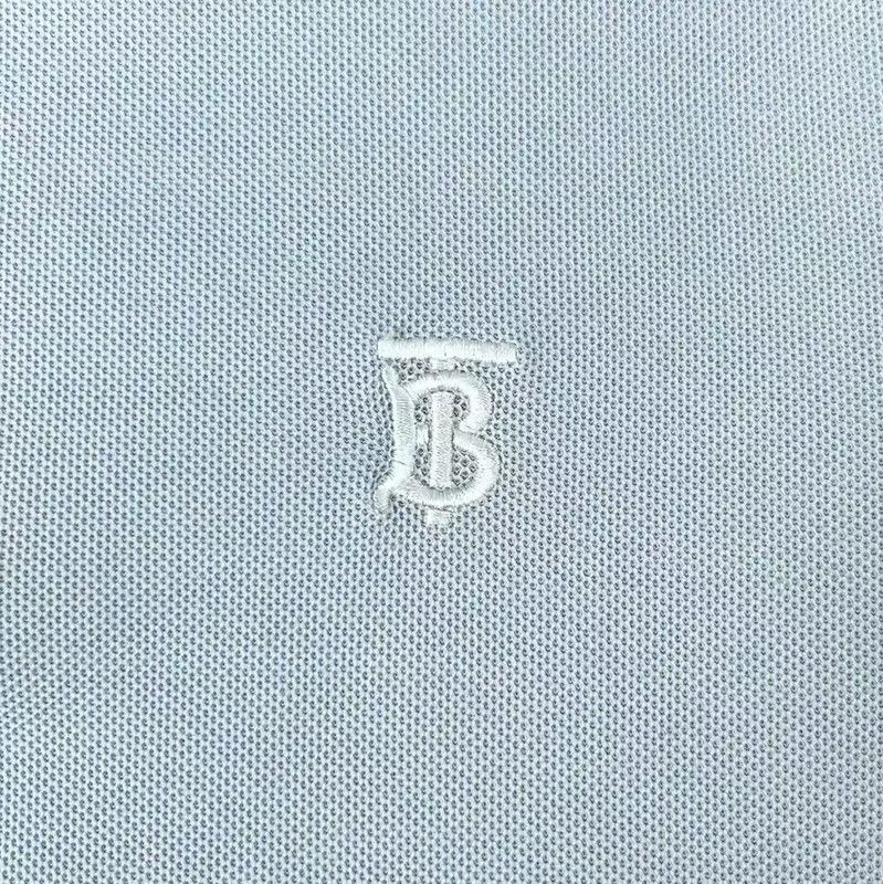 Burberry Burberry Light Blue Long Sleeve Polo Shirt Size US XL / EU 56 / 4 - 3 Thumbnail