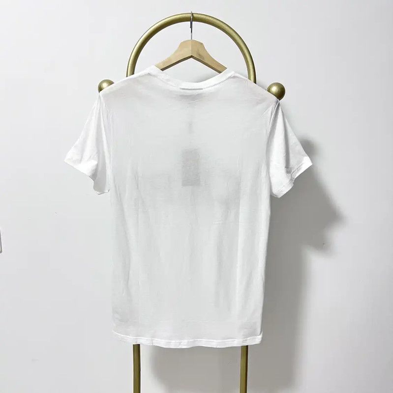 Burberry Burberry White Cotton Short Sleeve T-Shirt Size US L / EU 52-54 / 3 - 5 Thumbnail