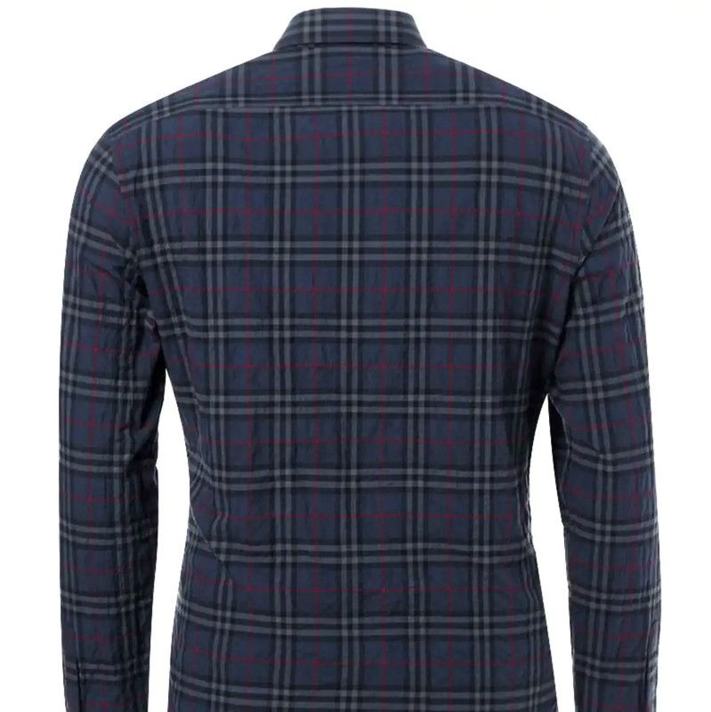 Burberry Burberry Multi-Color Cotton Long Sleeve Shirt Size US M / EU 48-50 / 2 - 2 Thumbnail