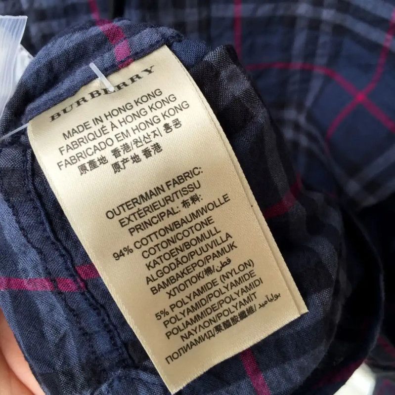 Burberry Burberry Multi-Color Cotton Men's Shirt Size US L / EU 52-54 / 3 - 5 Thumbnail