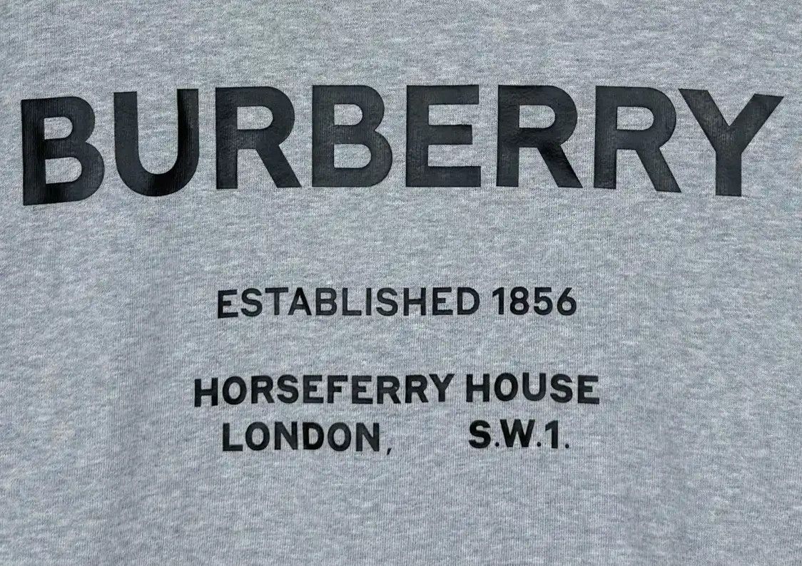 Burberry Burberry Men's Light Gray Cotton Sweatshirt Size US XS / EU 42 / 0 - 2 Thumbnail