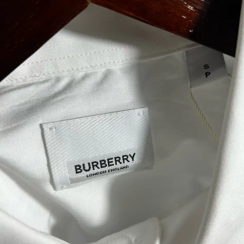 Burberry Burberry White Long Sleeve Men's Shirt Size US S / EU 44-46 / 1 - 3 Thumbnail