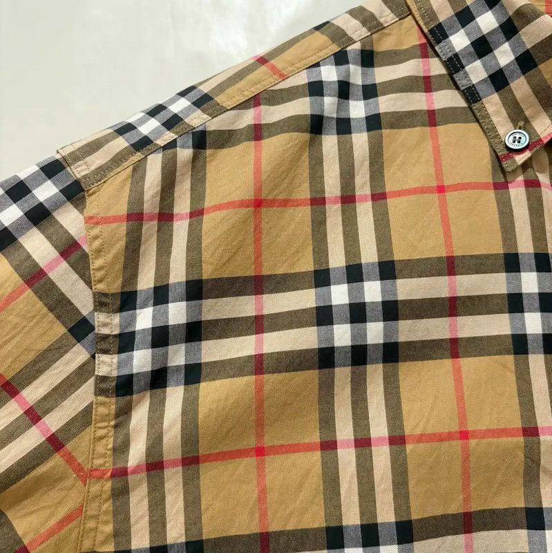 Burberry Burberry Men’s Long Sleeve Checkered Shirt Size US M / EU 48-50 / 2 - 5 Thumbnail