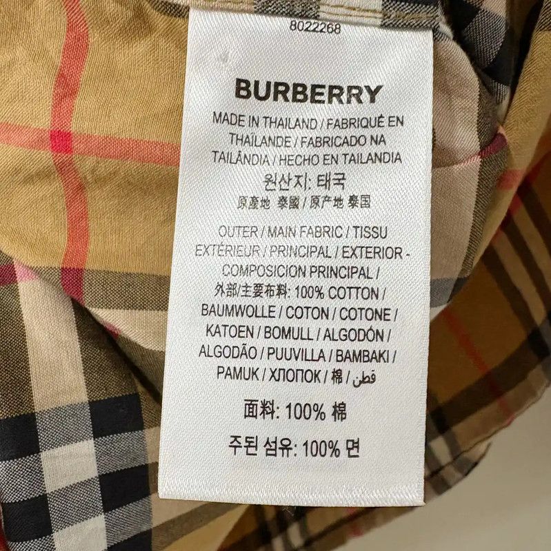 Burberry Burberry Men’s Long Sleeve Checkered Shirt Size US M / EU 48-50 / 2 - 7 Thumbnail