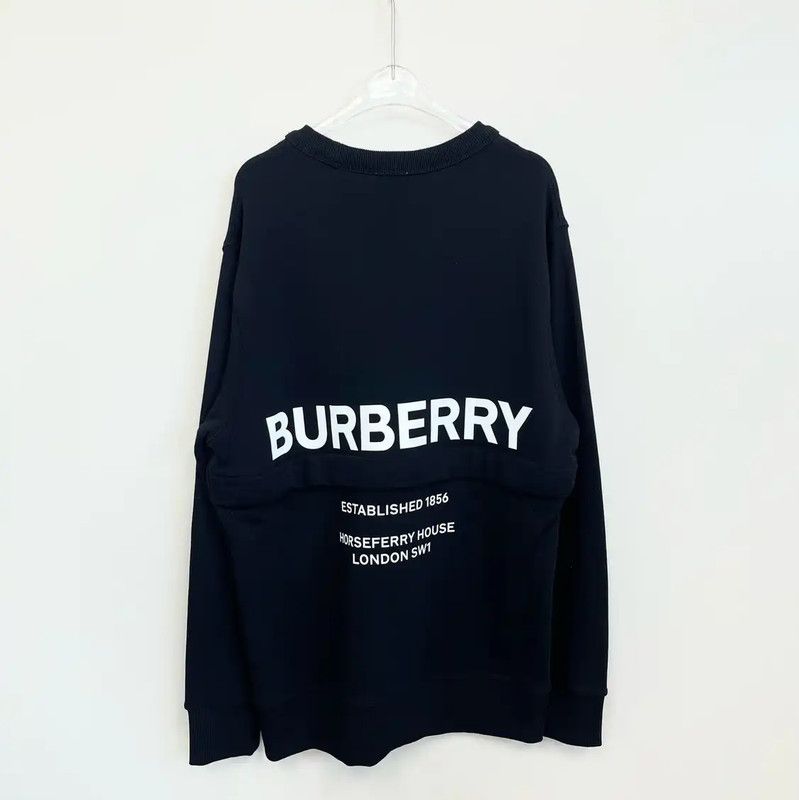 Burberry Burberry Black Men's Sweatshirt Size M Size US M / EU 48-50 / 2 - 2 Thumbnail