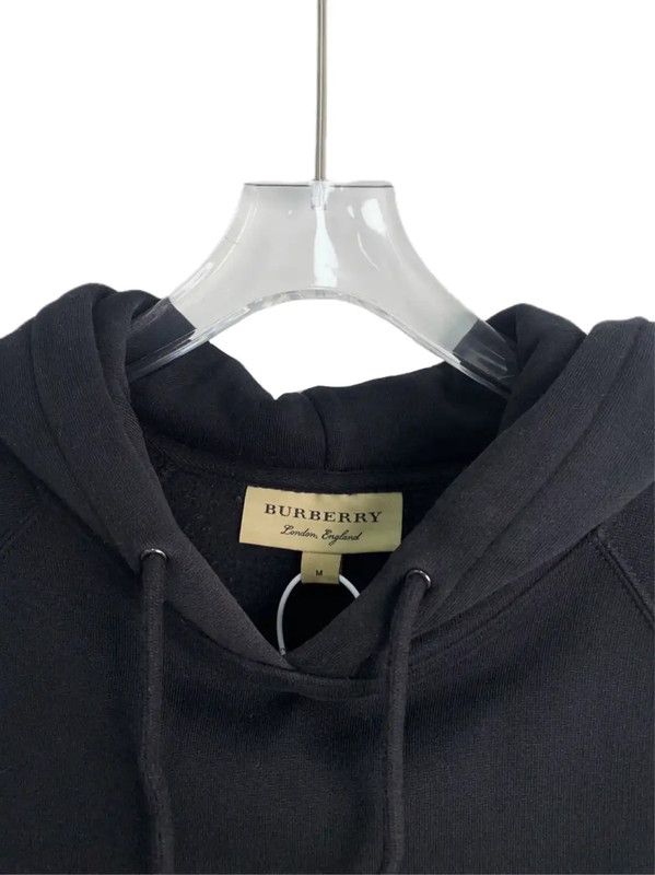 Burberry Burberry Black Cotton Men's Hoodie Size US M / EU 48-50 / 2 - 3 Thumbnail