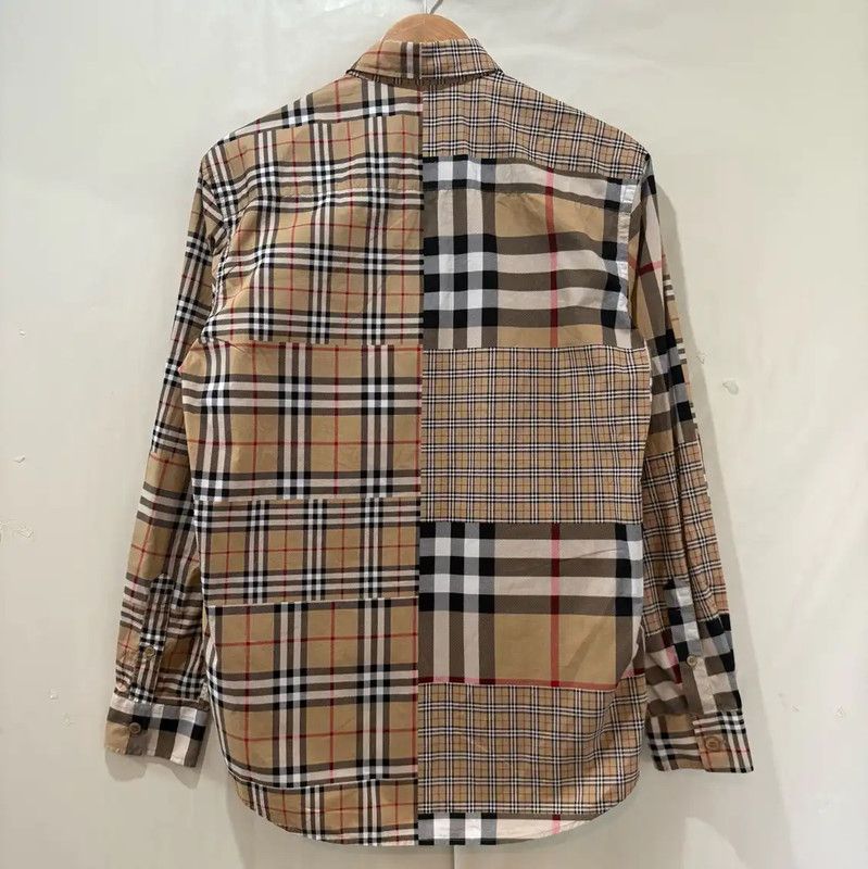 Burberry Burberry Patchwork Check Long Sleeve Shirt Size US S / EU 44-46 / 1 - 2 Thumbnail
