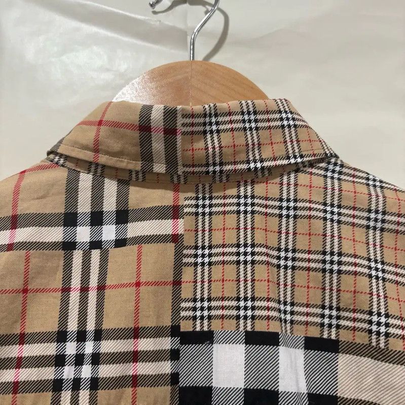 Burberry Burberry Patchwork Check Long Sleeve Shirt Size US S / EU 44-46 / 1 - 4 Thumbnail