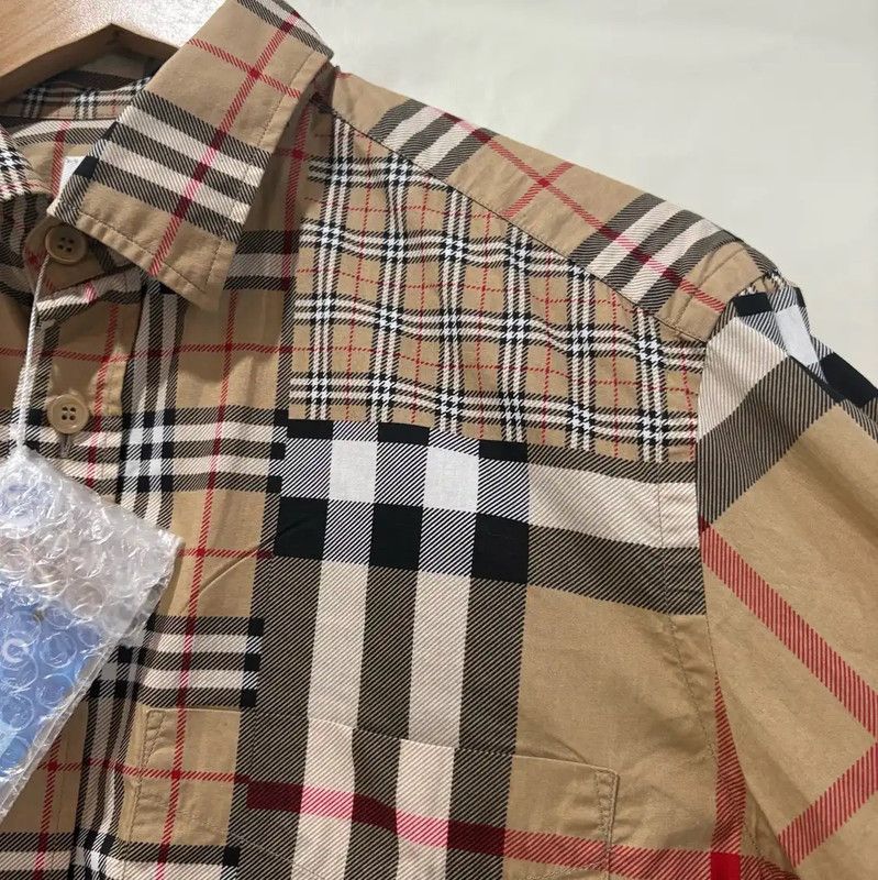 Burberry Burberry Patchwork Check Long Sleeve Shirt Size US S / EU 44-46 / 1 - 6 Thumbnail