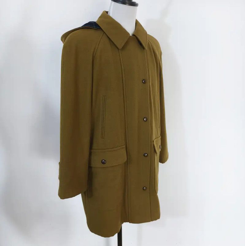 Burberry Burberry Winter Yellow Wool Men's Coat Size US M / EU 48-50 / 2 - 2 Thumbnail