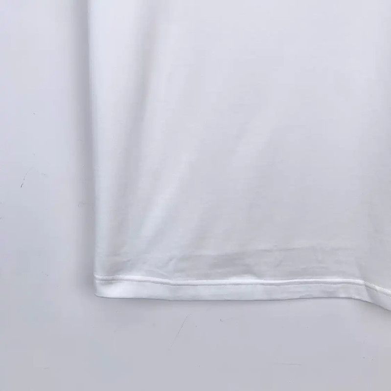 Burberry Burberry White Cotton Men's T-shirt Size US L / EU 52-54 / 3 - 4 Thumbnail