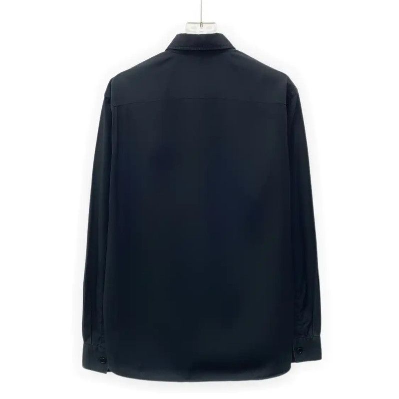 Burberry Burberry Black Cotton Long Sleeve Shirt Size US S / EU 44-46 / 1 - 2 Thumbnail