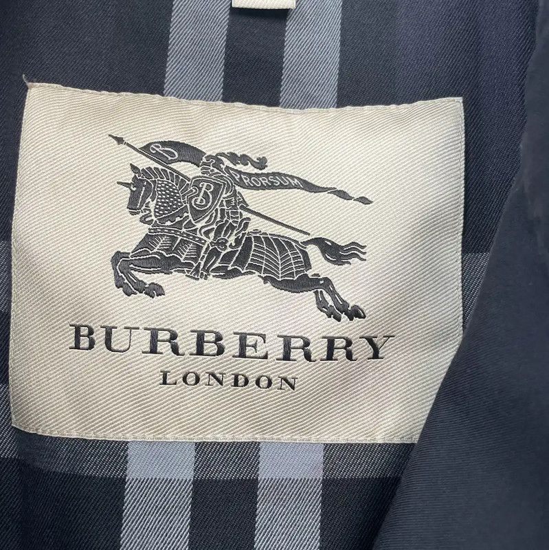 Burberry Burberry Men's Blue Trench Coat Size S Size US S / EU 44-46 / 1 - 7 Thumbnail