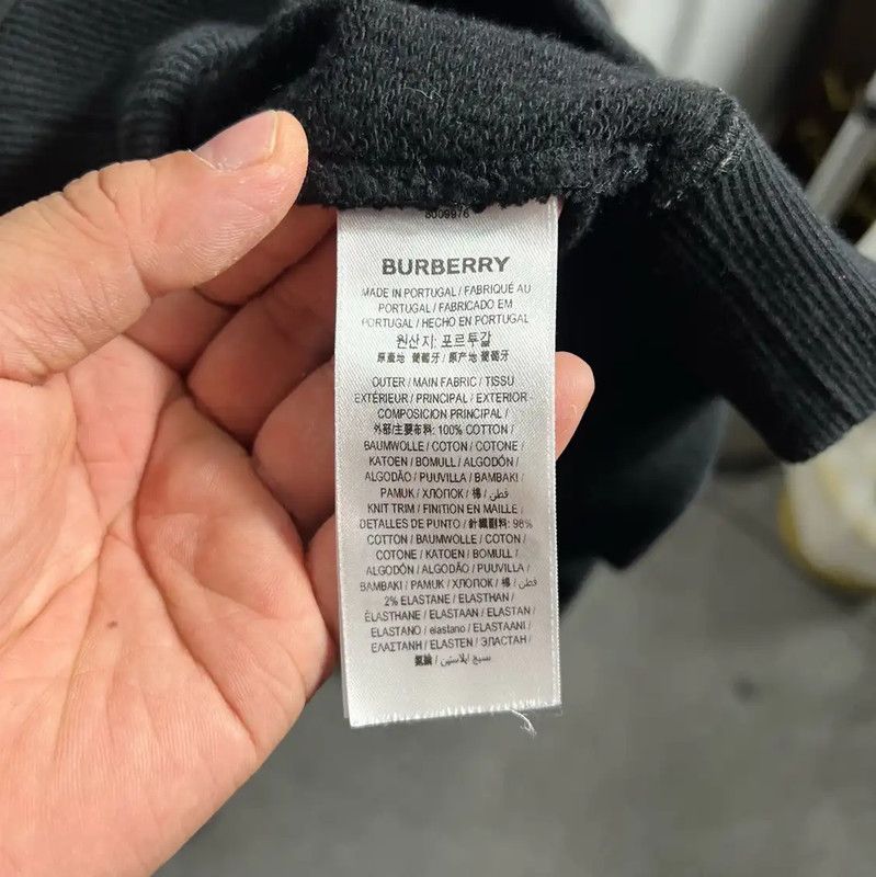 Burberry Burberry Black Cotton Men's Sweatshirt Size US S / EU 44-46 / 1 - 4 Thumbnail