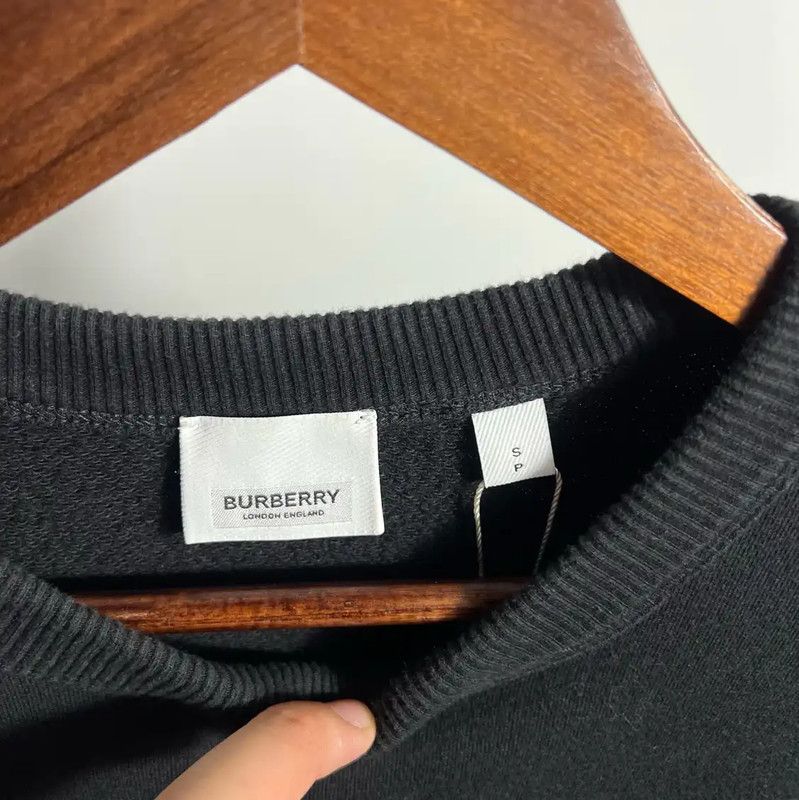 Burberry Burberry Black Cotton Men's Sweatshirt Size US S / EU 44-46 / 1 - 3 Thumbnail